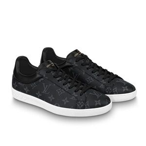 Louis Vuitton Black Monogram Luxembourg Sneakers